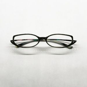 Valentino Eyeglasses Frames V5294 Green Faux Horn